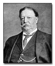 Portrait of President William Howard Taft, whose history is connected to the Bischwind Villa.